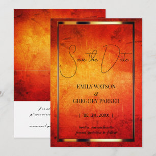 De  achtergrond van het Patina van de boomstam spa Save The Date