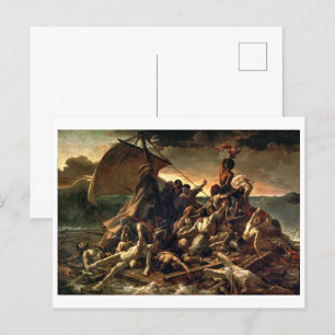 De achtergrond van Medusa Théodore Géricault Briefkaart
