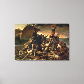 De achtergrond van Medusa | Théodore Géricault | Canvas Afdruk (Voorkant)