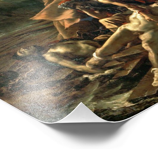 De achtergrond van Medusa | Théodore Géricault | Foto Afdruk (Hoek)