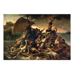 De achtergrond van Medusa   Théodore Géricault   Foto Afdruk