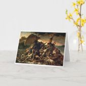 De achtergrond van Medusa | Théodore Géricault | Kaart (Gele Bloem)