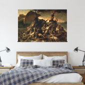 De achtergronden van de medaille (J.L.T.GÉRICAULT) Canvas Afdruk (Insitu (Slaapkamer))