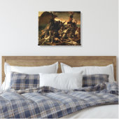 De achtergronden van de medaille-Théodore Géricaul Canvas Afdruk (Insitu (Slaapkamer))