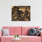 De achtergronden van de medaille-Théodore Géricaul Canvas Afdruk (Insitu (Woonkamer))
