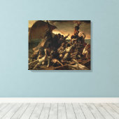 De achtergronden van de medaille-Théodore Géricaul Canvas Afdruk (Insitu (Houten vloer))