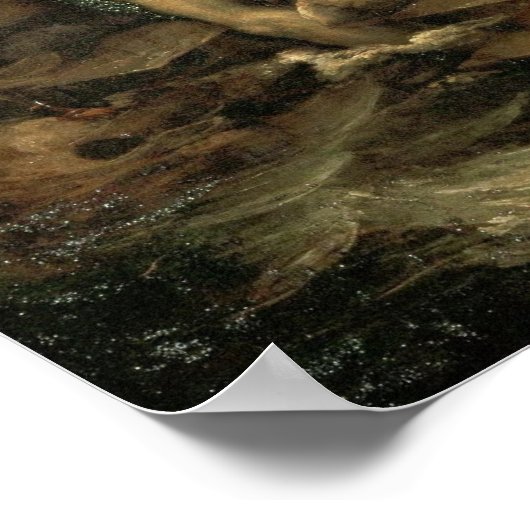 De achtergronden van de medaille-Théodore Géricaul Poster (Hoek)