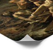 De achtergronden van de Medusa door Gericault - Po Poster (Hoek)