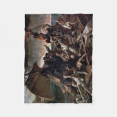 De achtergronden van de Medusa, Theodore Gericault Fleece Deken (Voorkant)