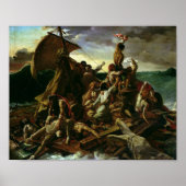 De achtergronden van de Medusa Théodore Géricault Poster (Voorkant)