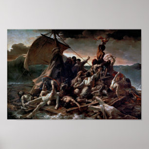 De achtergronden van de Medusa, Theodore Gericault Poster