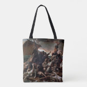 De achtergronden van de Medusa, Theodore Gericault Tote Bag (Achterkant)