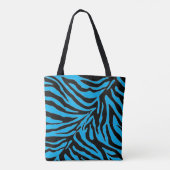 de achtergrondkleur zebra 1 wijzigen tote bag (Achterkant)