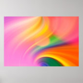 De achtergrondtextuur van de waterverf van golven poster (Voorkant)