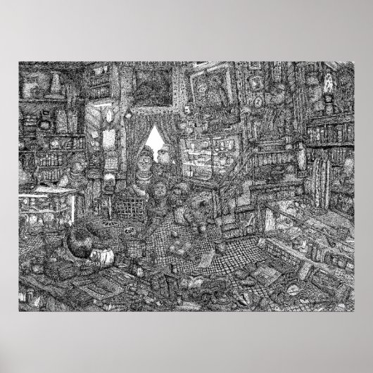 De achterkamer - Poster (Voorkant)