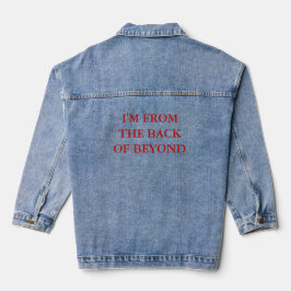 De achterkant van Beyond Women's Denim Jacket