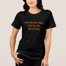 De achterkant van het T-shirt van Beyond Women