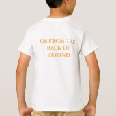 De achterkant van voorbij t-shirt (Achterkant)