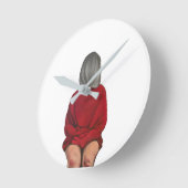 De achterlijke koningin ronde klok (Hoek)