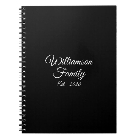 De achternaam, het jaar, het nummer van de koppeli notitieboek (Voorkant)