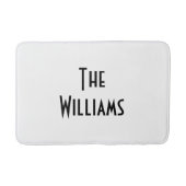 De achternaam van Couple aanpassen Badmat (Voorkant)
