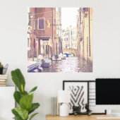De achterste straten van Venetië reisstijl Poster (Thuiskantoor)