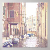 De achterste straten van Venetië reisstijl Poster (Voorkant)