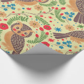 De achteruitgeschoven boomkor cadeaupapier (Hoek)