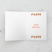De achtervolgde Kaart van Halloween van het Huis (Binnen)