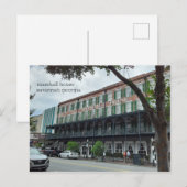 de achtervolgde marshall house savannah georgia briefkaart (Voorkant / Achterkant)