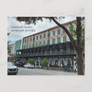 de achtervolgde marshall house savannah georgia briefkaart