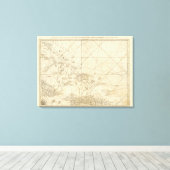De achterwaartse doorgang met verscheidene passage canvas afdruk (Insitu (Houten vloer))