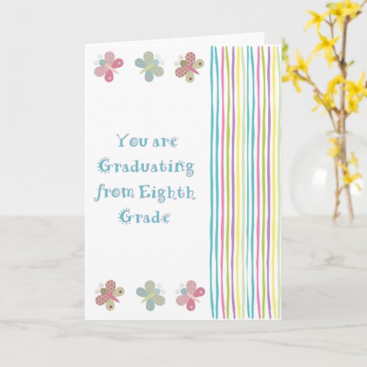 De achtste Kaart van de Afstuderen van de Rang (Gele Bloem)