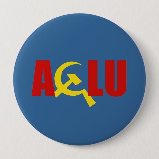 De ACLU is communist Ronde Button 4,0 Cm (Voorkant)