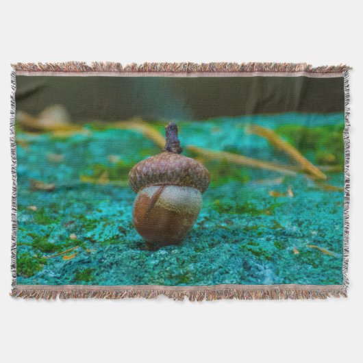 DE ACORN THROW BLANKET DEKEN (Voorkant)
