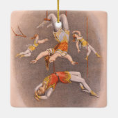 De Acrobaat van TOP in het Huis Keramisch Ornament (Achterkant)