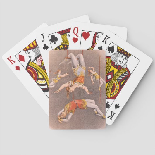De Acrobaat van TOP in het Huis Speelkaarten (Achterkant)