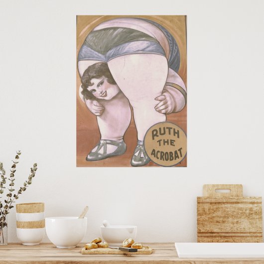 De Acrobat Ruth Poster (Keuken)