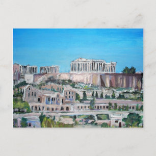 De Acropolis, Briefkaart van Athene