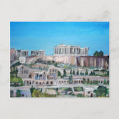 De Acropolis, Briefkaart van Athene (Voorkant)