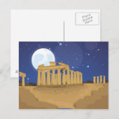De Acropolis van Athene Briefkaart (Voorkant / Achterkant)