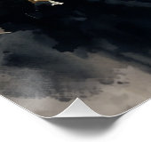 De Acropolis van Athene, olie en waterverf Perfect Poster (Hoek)