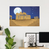 De Acropolis van Athene Poster (Thuiskantoor)