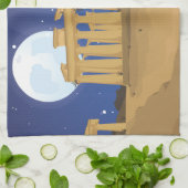 De Acropolis van Athene Theedoek (Gevouwen)