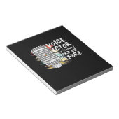 De Acteur van de stem vóór Notitieblok (Schuin)