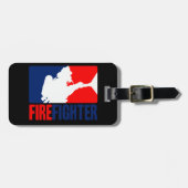 De actie van de brandweer bagagelabel (Voorkant horizontaal)