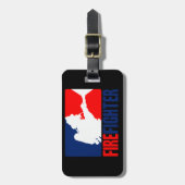 De actie van de brandweer bagagelabel (Voorkant verticaal)