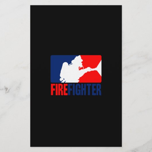 De actie van de brandweer briefpapier (Voorkant)