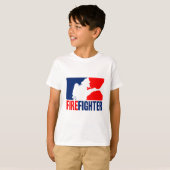 De actie van de brandweer t-shirt (Voorkant volledig)