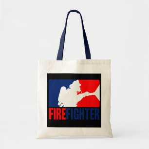 De actie van de brandweer tote bag